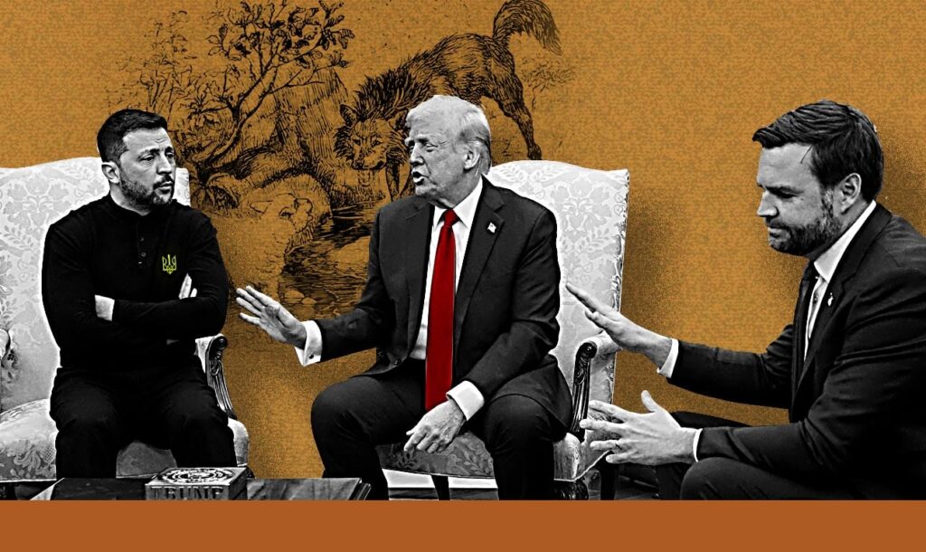TRUMP-ZELENSKY-WOLF-LAMB